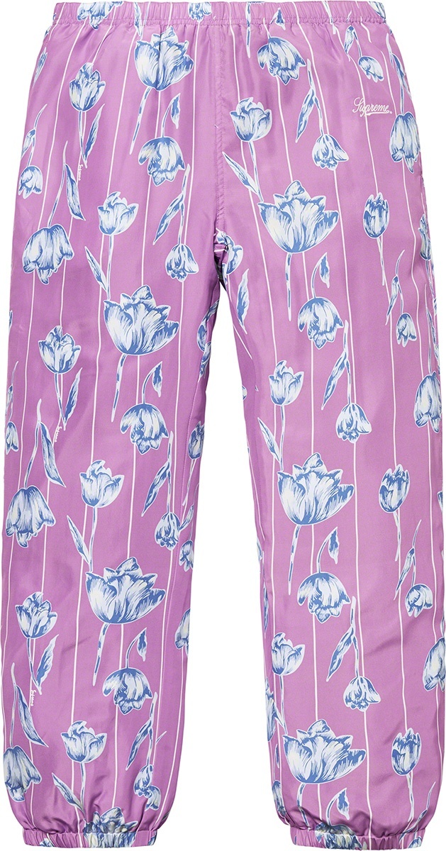 Floral Silk Track Pant view 2